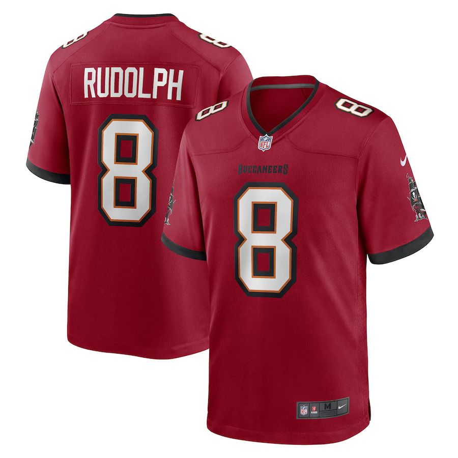 Men Tampa Bay Buccaneers 8 Kyle Rudolph Nike Red Game Player NFL Jersey